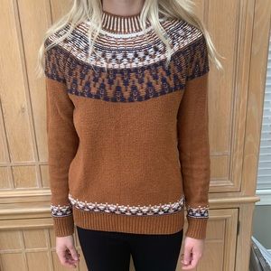 Gap brown detailed sweater size S